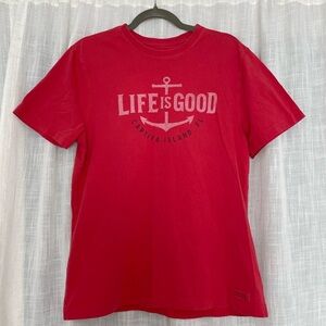 Life is Good Do What You Love Captiva Island T-Shirt Size S